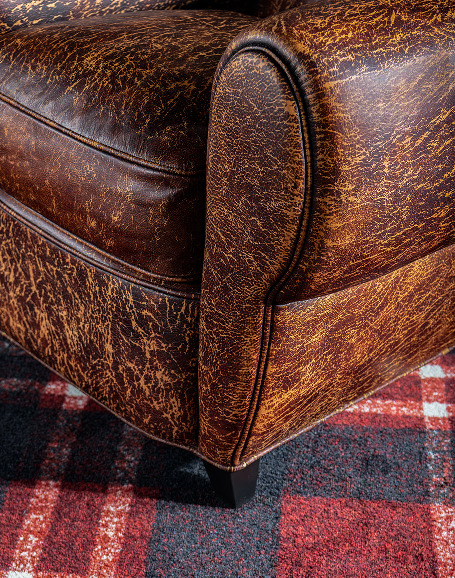 Classic Leather Cigar Chair