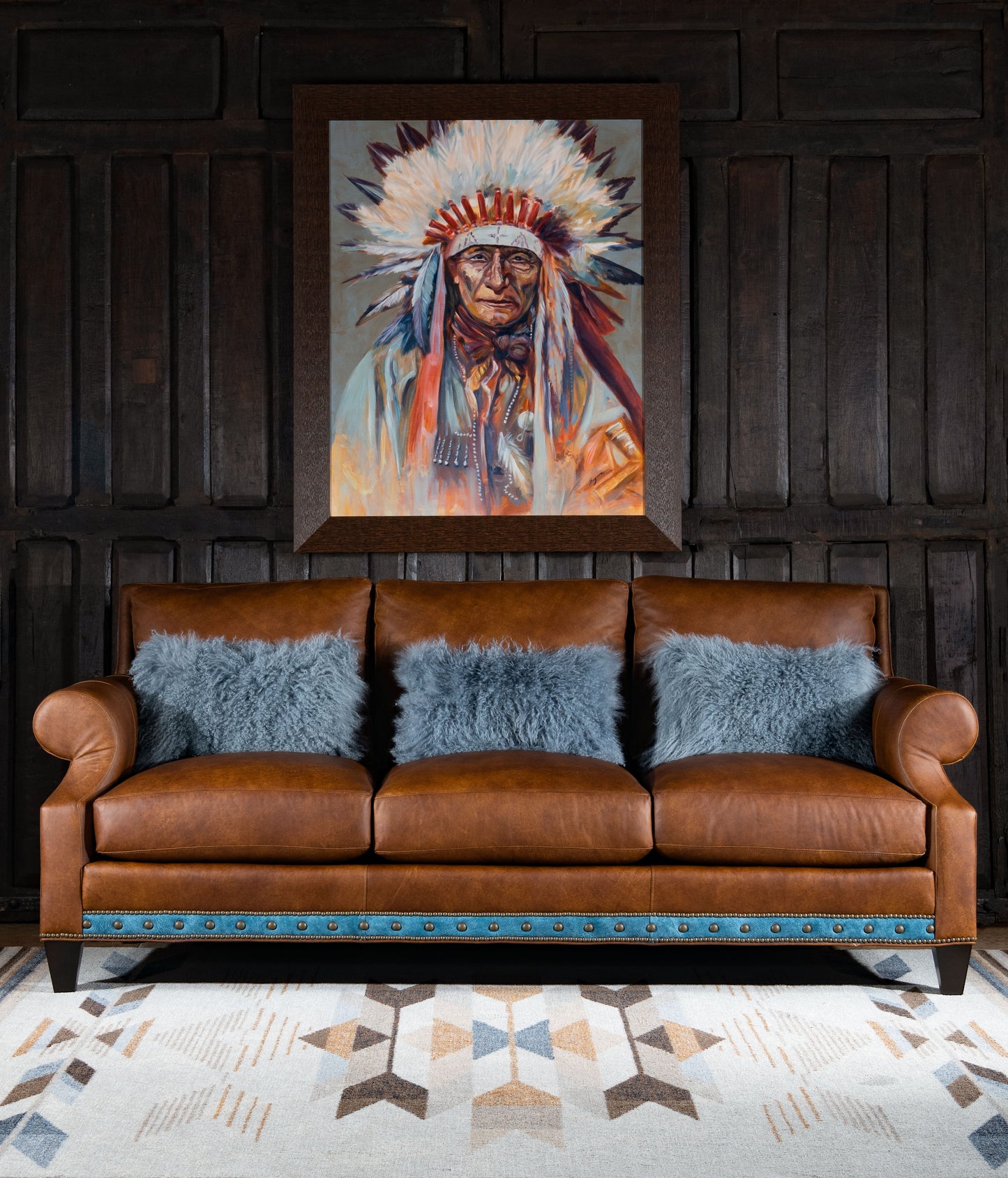 Keystone Leather Sofa