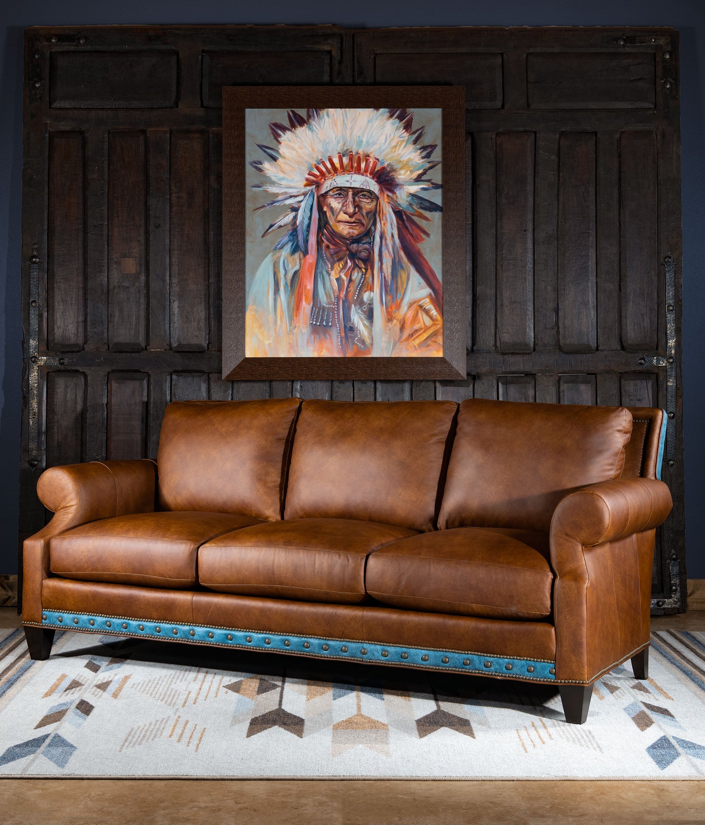 Keystone Leather Sofa