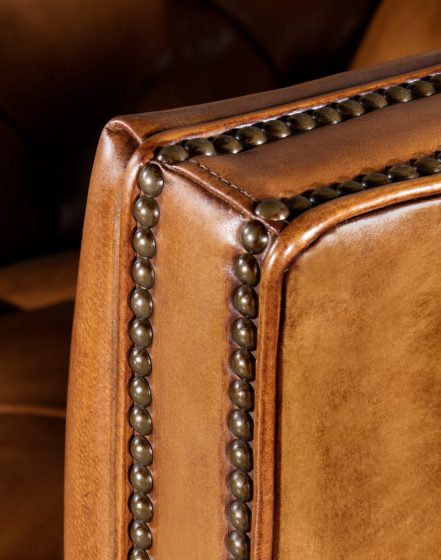 Kingston Tufted Leather Chair