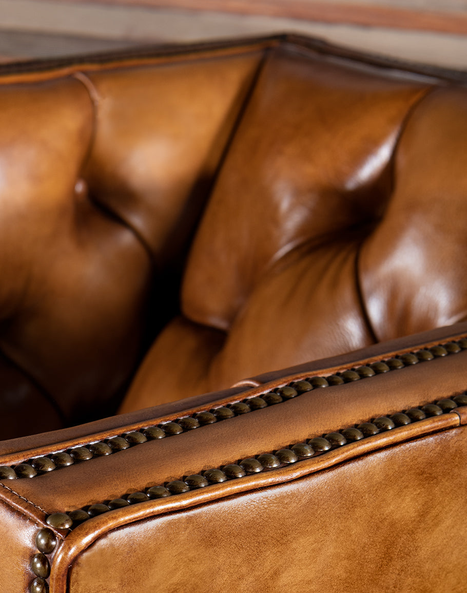 Kingston Tufted Leather Chair
