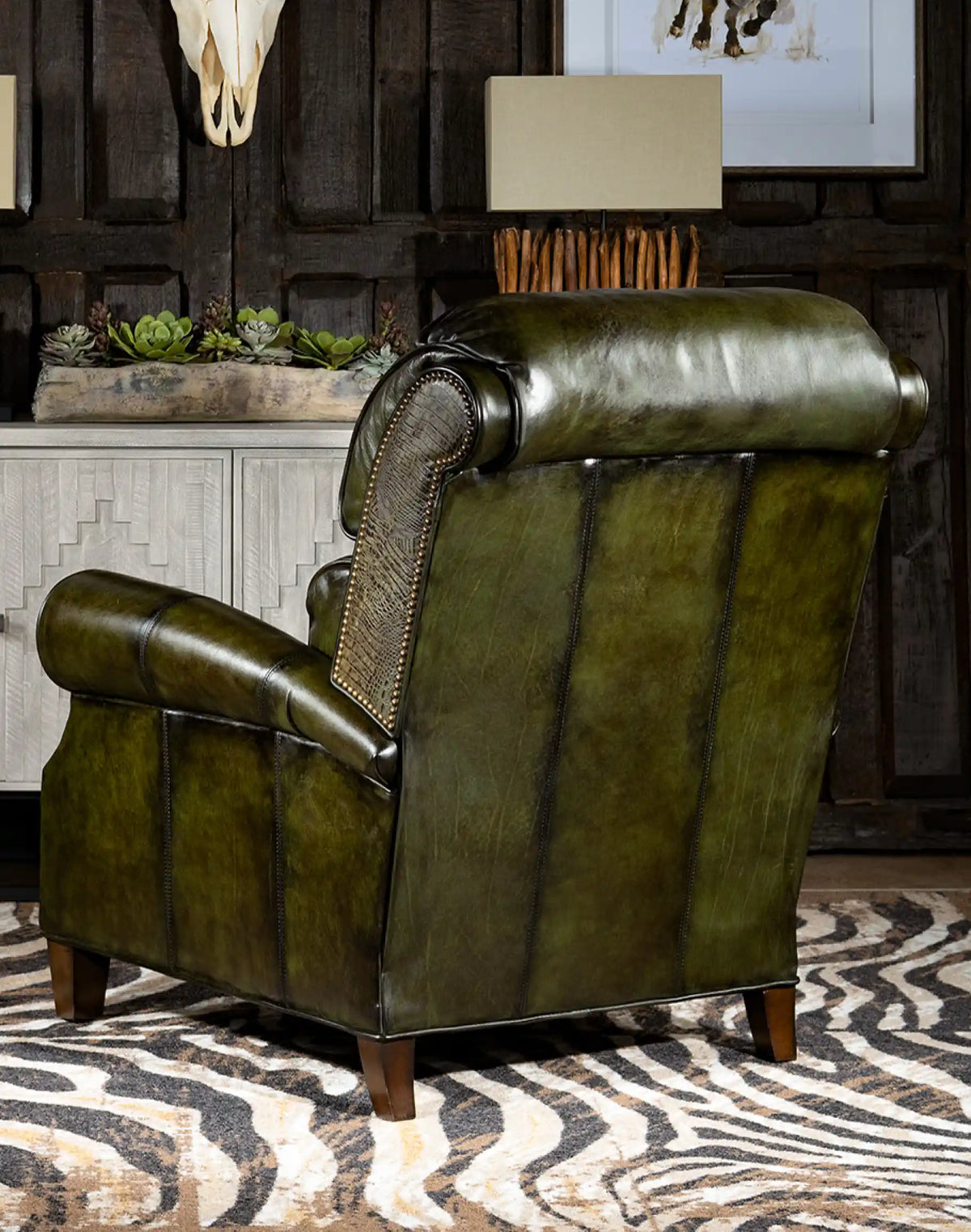 Daphne Leather Recliner - product view 3