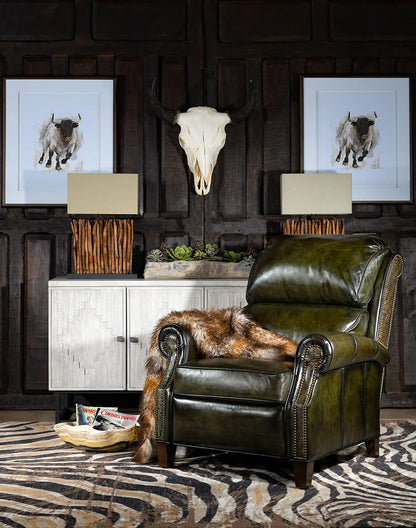 Daphne Leather Recliner - product view 11