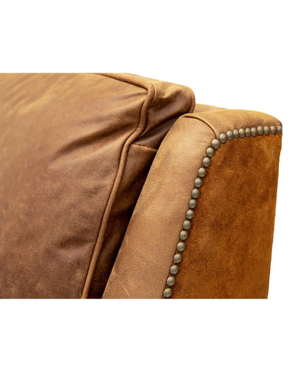 Ranger Chair - leather and nailhead detail